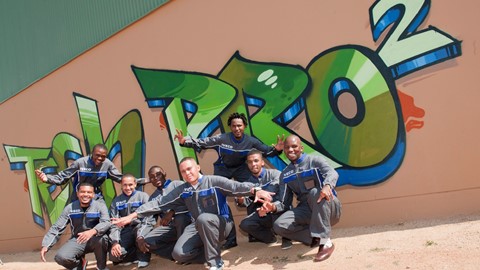 Students from the TechPro² Program