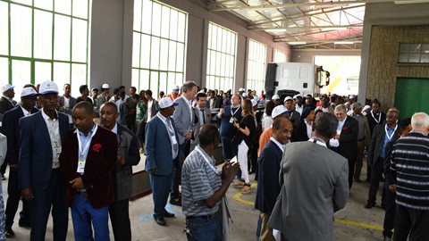 Event in the new technical workshop at the Don Bosco Poly Technic College of Mekelle