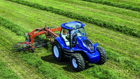 Trator conceito New Holland movido a biometano