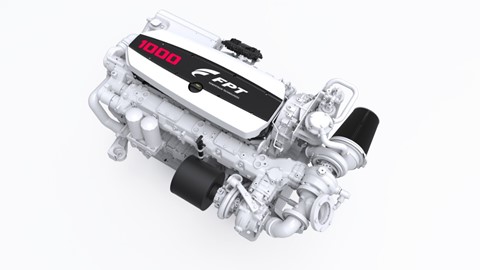 Novo motor marítimo C16 1000 da FPT Industrial