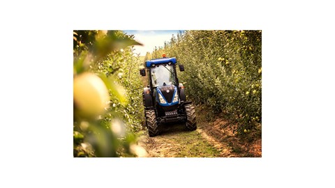 Trator T4 surpreende pela largura total mínima. Fotos: New Holland Agriculture.