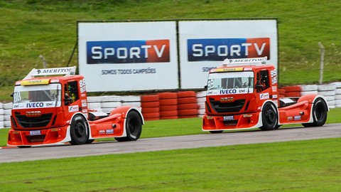 Motores FPT Cursor 13 equipam caminhões da Lucar Motorsports Foto: Duda Barros/Divulgação Copa Truck