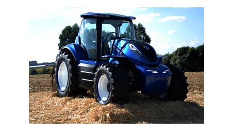 Novo trator movido a biometano. Foto: Marcos Campos