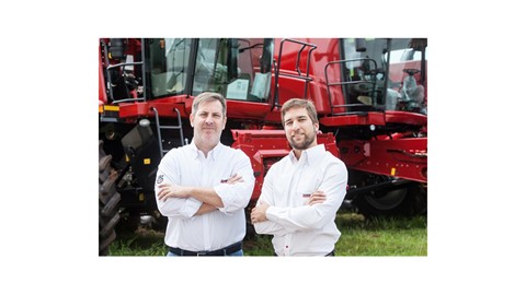 Paolo e Felipe fazem parte da nova estrutura administrativa da Case IH