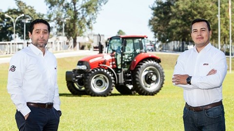 Marco Ripoli, responsável por Marketing de Produto, e Diogo Melnick, à frente do Marketing Comercial na Case IH  Foto: A