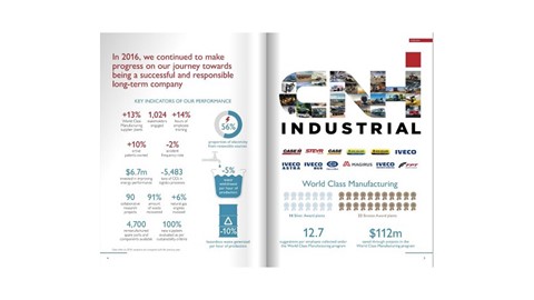Um ano sustentável: CNH Industrial apresenta os destaques de 2016