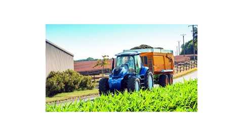 Trator conceito movido a biometano da New Holland Agriculture cria um elo vital no ciclo virtuoso que fornece uma produç