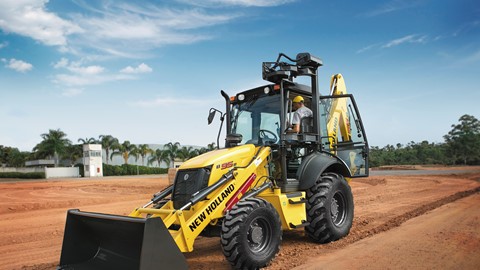 Retroescavadeira B95B Acessível abre novo mercado de trabalho