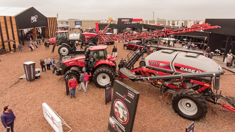 La potencia y conectividad de Case IH pisaron fuerte en Agroactiva
