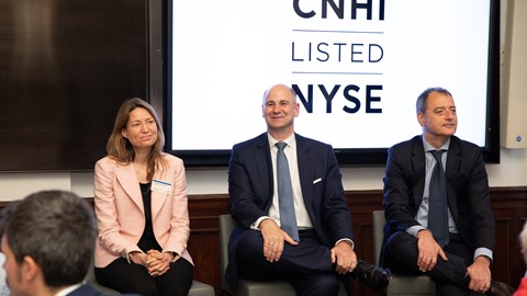Lady Suzanne Heywood, Hubertus Mühlhäuser and Max Chiara at the Q&A