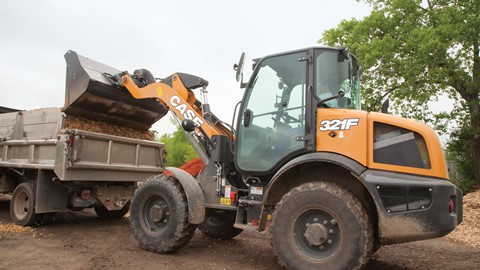 CASE 321F with new EH controls 3