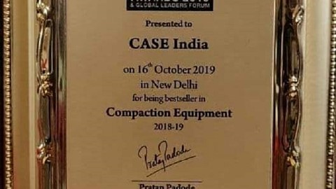 Compaction Equipment India award
