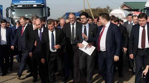 Delegation included management from CNH Industrial Russia, Gazprom and representatives of the Russian Federation