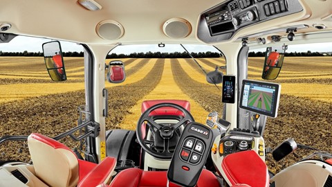 The cab of the Magnum AFS Connect
