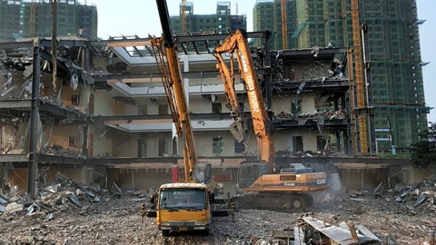 专访凯斯CX360拆楼机用户陈勇