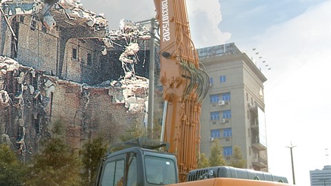 专访凯斯CX360拆楼机用户陈勇