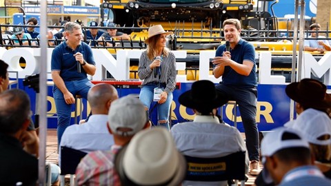 Con la participación estelar de Soledad Pastorutti, New Holland Agriculture brilló durante el primer día de Expoagro