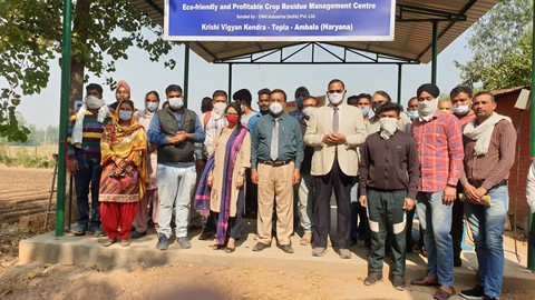 Straw Management Project Kickoff in Ambala