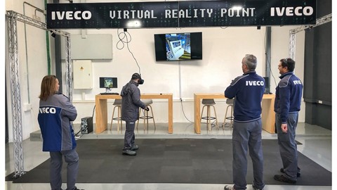Virtual Reality safety training at the IVECO manufacturing plant in Valladolid, Spain