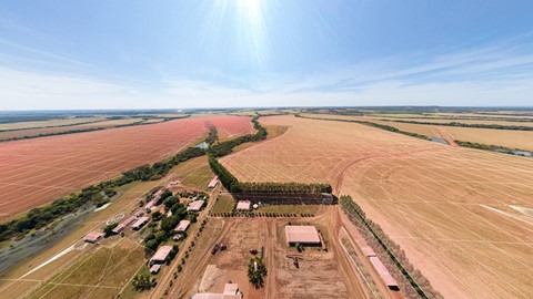 Fazenda Conectada Case IH, na região centro oeste do Brasil