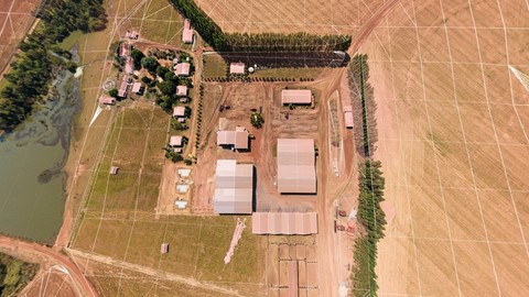 Fazenda Conectada Case IH, em Água Boa, no Mato Grosso