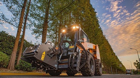 The CASE B-Series skid steer loader supports the groundbreaking ceremony at LEGOLAND® Shenzhen Resort