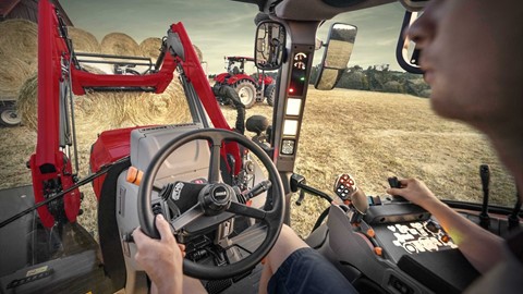 Case IH L Loaders inside Cab