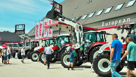 STEYR_Open_Days_Tractors on display