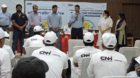CNH Industrial Capital India team conducts financial literacy sessions for Indian farmers