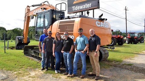 Pictured from left to right; Shawn Corbett (Byron Branch Manager), Josh Pinnell (Service Tech), Kathleen Barfield (Marke