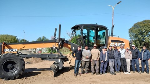 El Municipio de Chajarí agranda su parque vial con maquinaria CASE