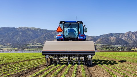 Stout Smart Cultivator with New Holland T5 Tractor