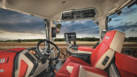 case ih optum 340 cvxdrive in the cab