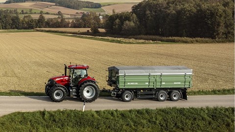 case ih puma 260 cvxd on the road