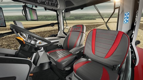 steyr 6280 a cvt inside cab