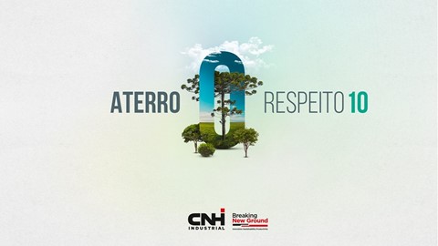 Imagem da campanha do Aterro Zero da CNH Industrial no Brasil