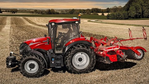 case ih vestrum 130 cvxdrive on the field
