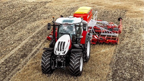 steyr 6340 terrus cvt on the field 2