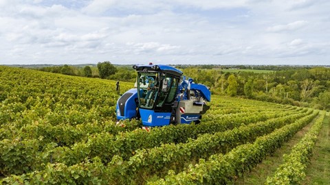 New Holland Braud compact grape harvesters
