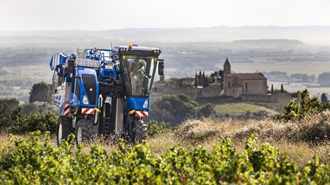 New Holland Braud compact grape harvesters
