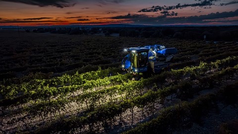 New Holland Braud compact grape harvesters