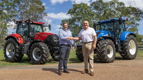 Tocal College shakes hands on a new partnership with ag machinery brands Case IH and New Holland