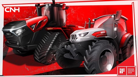 iF Design Award winning Quadtrac 715 and STEYR Plus Tractors