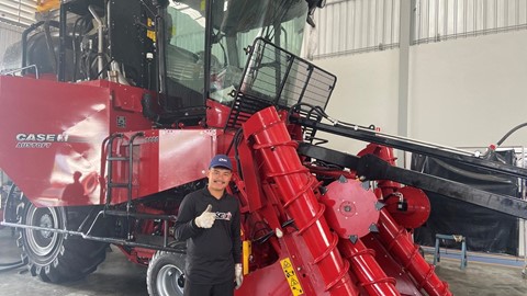 Pakdee College and Case IH pioneer a dual programme for harvester machinery training in Thailand