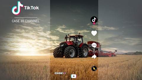 New Case IH TikTok channel reaches young farmers