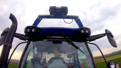 Augmenta field analyzer on a New Holland