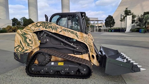 Special edition CASE compact track loader side view