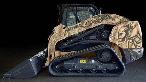 Special edition CASE compact track loader side view