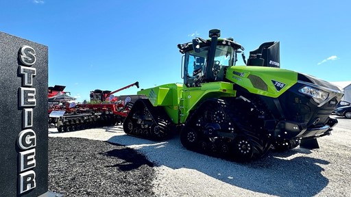 The Steiger 785 at Farm Progress Show in the U S