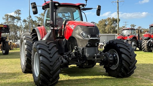Case IH debuts Optum tractors with 3-metre centre option at Henty Machinery Field Days